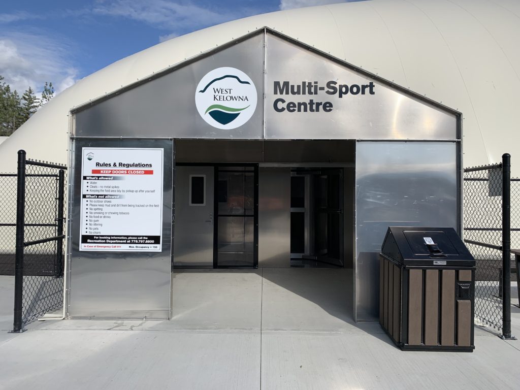 City of West Kelowna Multi Sports Centre Signage Manchester SPG